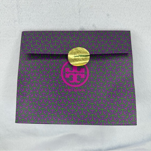 Tory Burch Alexa Quilted Mini Gray Leather Shoulder / Crossbody Bag Chain Strap - Picture 12 of 12